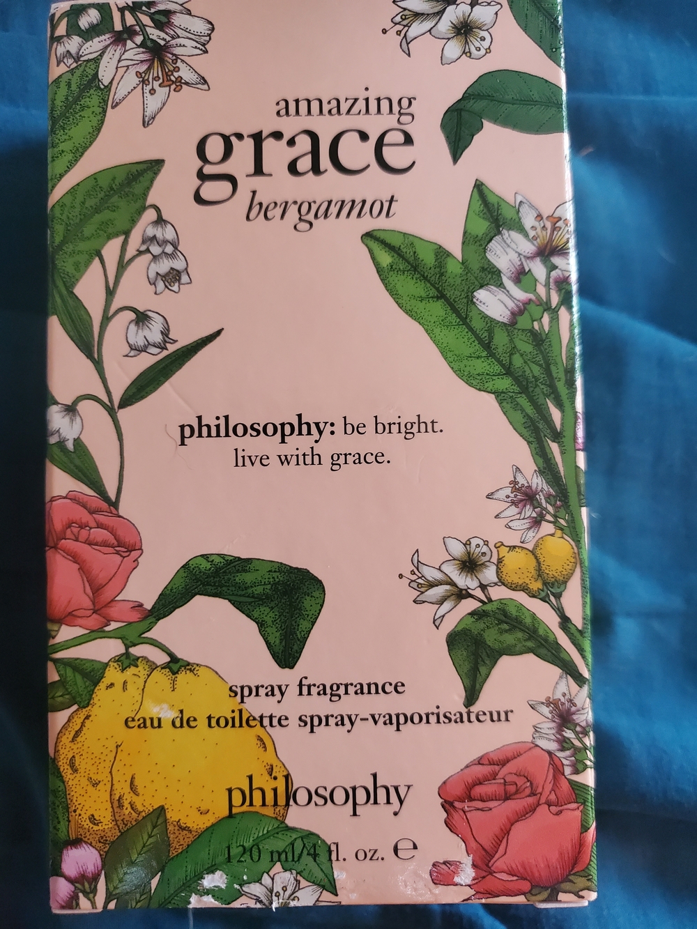 Philosophy Amazing Grace Bergamot Pink Floral Packaging